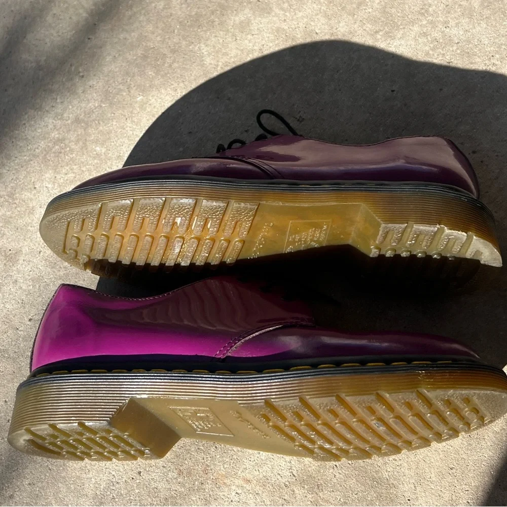 Doc Martens CUTE Purple Patent PASCALE 10084 AW004 Women’s Sz 8 RARE - Picture 6 of 13